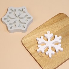 앵글띵 크리스마스 타블렛 실리콘몰드 눈결정