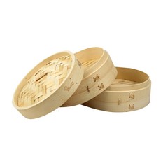 Cooking Plus 竹製雙層蒸籠, S (25cm), 1個