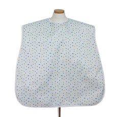 클린유니폼 방수 성인용 턱받이 목걸이형, 민트 도형, 1개