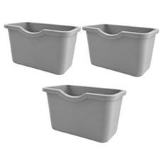 Mimineaqua 魚缸外掛式收納盒 3入, 灰色, 3個