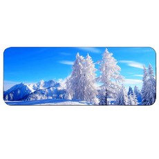 OnlyOne 圖像長桌墊 MP-E80, 雪景, 1個