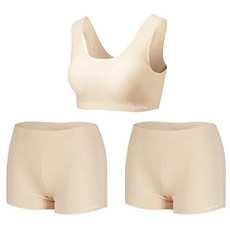 puddingunderwear 青少年內衣 + 四角內褲 2件組