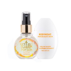 바디홀릭 로즈 에디션 옐로우 포션 50ml + 퍼퓸 핸드크림 옐로우 50ml + 스티커, 1개