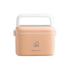 ELLO MONKEY 便攜式2層急救箱 中型 印度粉紅色, 1個