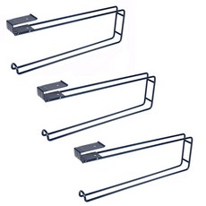 CleanArt Plus Decor's in Dark Clip Under Multipurpose Hanger 1P, 深灰色, 3個