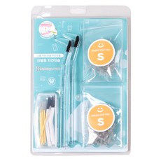 브러쉬포유 치간칫솔 원기둥 리필형 S 200p + 핸들 4p + 휴대용 케이스 + PLA 치간칫솔 10p 세트, 1세트