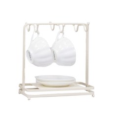 GGUMIGGA 杯子吊掛款放置架, 象牙, 1個