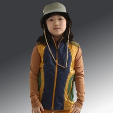 Duckmount 孩童戶外背心隱藏式兜帽 Indinito V