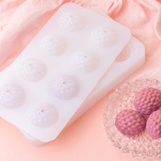 AngleThing 8格覆盆子造型矽膠模具, B型覆盆子