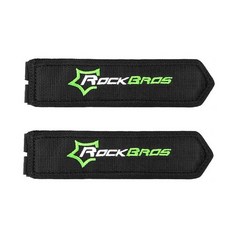 ROCKBROS 自行車踏板帶 MTB Road Fixie 自行車固定踏板帶 2p, 單色, 1套