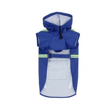 Richidogs狗狗雨衣一體型, 藍色