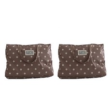 迷你圓形大尺寸棉被袋 棕色 小, 2個, 1入