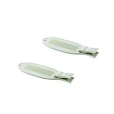 魚類處理夾型砧板 2入, 綠色