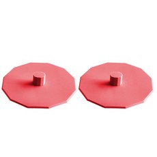 Refined Minju 馬卡龍矽膠杯蓋, 深粉色, 2個