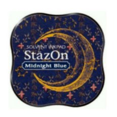 스테이즈온 미디 스탬프 유성 잉크패드 SZM-62, Midnight Blue, 1개