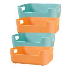 BlueSun 基本型多用途吸附架 薄荷 2p + 橙色 2p, 1套