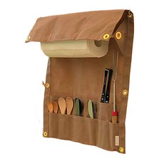 더플로우 다용도 캠핑 피크닉 접이식 수납 가방 보관함, 브라운, 1개