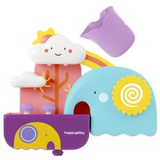 快樂玩耍大象朋友沐浴沐浴玩具, 單色