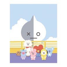 iLovePainting BT21 DIY 數字油畫__40 x 50 公分, A DAY