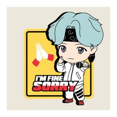 I LOVE PAINTING TinyTAN DIY PAINTING_MIC Drop 25 x 25 cm, 信佳