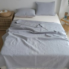 Punggi Ingyeon 素色人造絲絎縫薄被, 淺灰