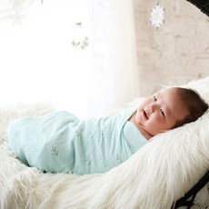 幼童棉紗花紋包巾組3件組