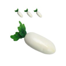 DAEHAN 拍攝專用蔬菜道具 4入, 013號蘿蔔
