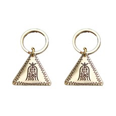 Kuching island 金護身符鑰匙扣, 2個