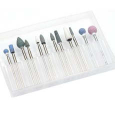 指甲角質層護理鑽頭套組 HZ01, 混色, 1套