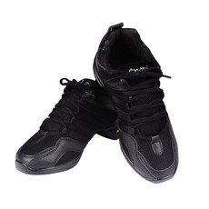 TS運動氣墊爵士舞鞋, 黑色, 245