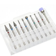 指甲角質層護理鑽頭套組 HZ04, 混色, 1套