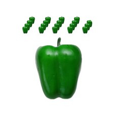 DAEHAN 攝影用食物模型道具 20入, 011 甜椒綠
