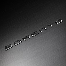 BRENTHON DESIGN 寬版字母徽章 鍍鉻 BWE-SRT, KIA Sorento, 金屬鍍鉻