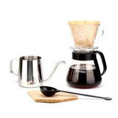 코빙 CP-01 포트 아크릴 600 핸드드립 5종 세트, 혼합색상, 1세트