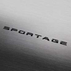 브렌톤 와이드 레터링 엠블럼 BWE-SPTGK, 기아 스포티지, 반광 블랙