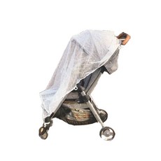 dear dilly 嬰兒車透視網紗罩, 雲朵款, 1入