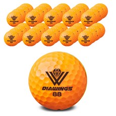 DIAWINGS 高反發遠距離專用高爾夫球 M3, 亮面橘色, 1組, 50個