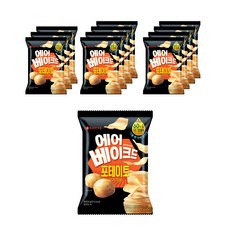 LOTTE 樂天 Air Baked洋芋片 原味, 50g, 12包