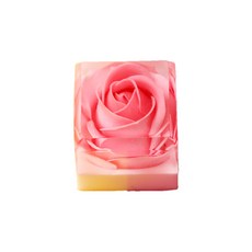 플라플라 큐빅 플라워 솝 피치 핑크, 115g, 1개