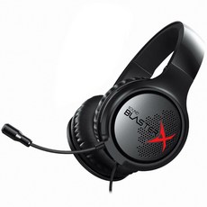크리에이티브 게이밍 헤드셋, 블랙, Sound BlasterX H3
