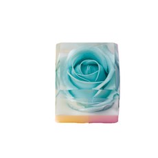 PLAPLA Cubic Flower 香皂 土耳其藍, 115克, 1個