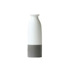 에이블밤부 토모 매트 꽃병 Type C, 화이트 + 그레이