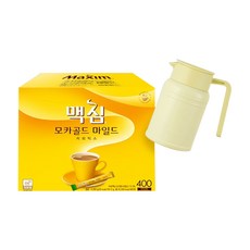 맥심 모카골드 마일드 커피믹스 400p + 테이블팟 세트, 1세트, 4.8kg, 400개입
