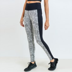 mono b 女款提花馬賽克印花撞色高腰緊身褲