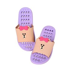 LiLFANT BROWN & FRIENDS 立體造型 EVA 浴室拖鞋 巧可 BF6750, 1個