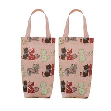 帆布水壺提袋 T07, 5型, 2個