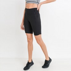 Momob 女款垂直拉鍊高腰短褲