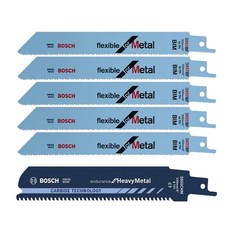 BOSCH 博世 S922BF 5p + S955CHM 用於鋼金屬切割刀片, 1套