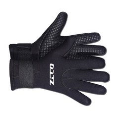 ZCCO 水肺潛水氯丁橡膠3mm手套手套, 黑色的