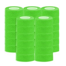 하이가이 자가접착 압박붕대 형광그린 2.5cm, 1개, 48개입